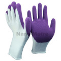 NMSAFETY 13 jauge gants de latex enduits de latex de mousse / gants en caoutchouc de latex / gant de jardinage